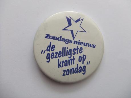 Zondags-nieuws de gezelligste krant op zondag